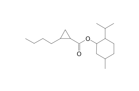 2-l-Menthyloxycarbonyl-1-butylcylopropane