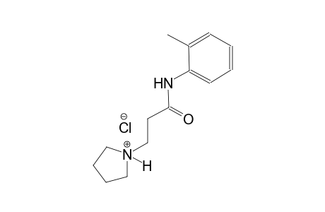 pyrrolidinium, 1-[3-[(2-methylphenyl)amino]-3-oxopropyl]-, chloride