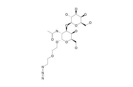 5-AZIDO-3-OXAPENTYL_2-ACETAMIDO-2-DEOXY-3-O-(BETA-D-GALACTOPYRANOSYL)-ALPHA-D-GALACTOPYRANOSIDE