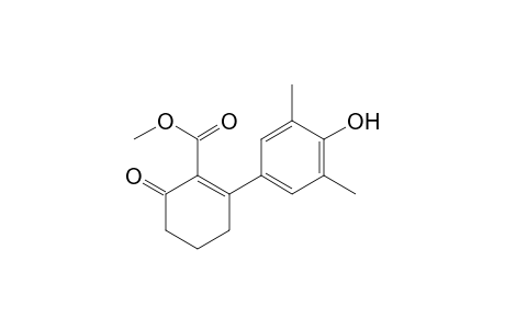 3-(3,5-Dimethyl-4-hydroxyphenyl)-2-(methoxycarbonyl)-2-cyclohexen-1-one