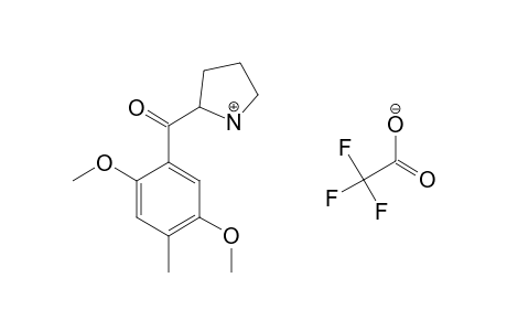 (S)-2-(2,5-DIMETHOXY-4-METHYL-BENZOYL)-PYRROLIDINE-TRIFLUOROACETATE