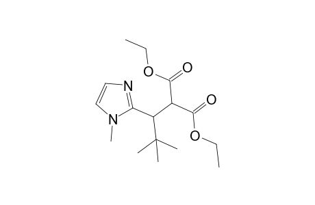 2-[2,2-dimethyl-1-(1-methyl-2-imidazolyl)propyl]propanedioic acid diethyl ester