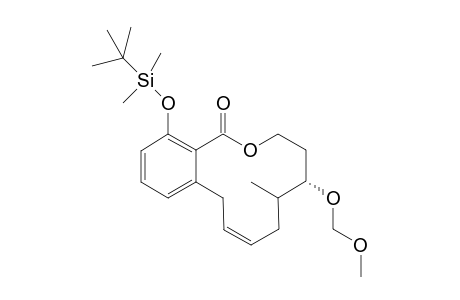 (Z)-(9S,10R)-4-(tert-Butyldimethylsiloxy)-9-(methoxymethyl)-10-methyl-7,8,9,10,11,14-hexahydro-6-oxabenzocyclodecen-5-one