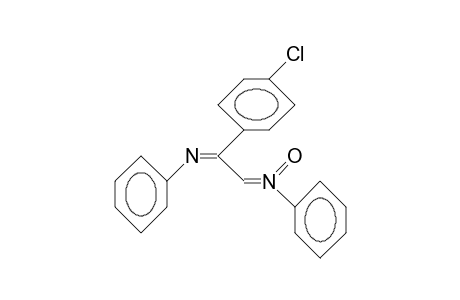 N-(B-Phenylimino-4-chloro-phenethylidene)-aniline N-oxide