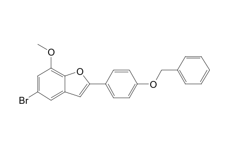 2-(4-Benzyloxyphenyl)-5-bromo-7-methoxybenzofuran