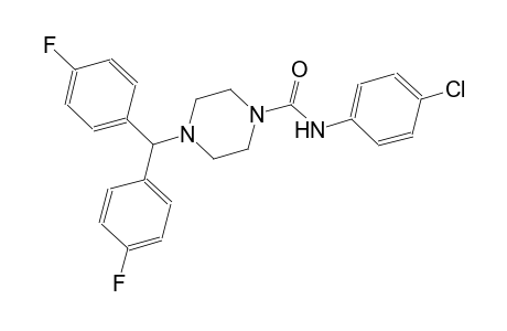 1-piperazinecarboxamide, 4-[bis(4-fluorophenyl)methyl]-N-(4-chlorophenyl)-