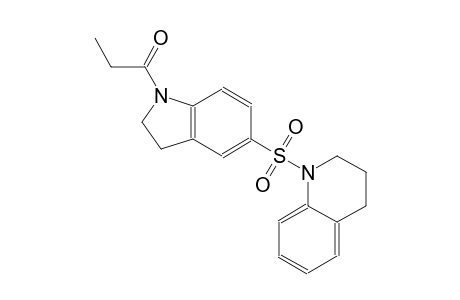 1-[(1-propionyl-2,3-dihydro-1H-indol-5-yl)sulfonyl]-1,2,3,4-tetrahydroquinoline