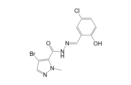 4-bromo-N'-[(E)-(5-chloro-2-hydroxyphenyl)methylidene]-1-methyl-1H-pyrazole-5-carbohydrazide