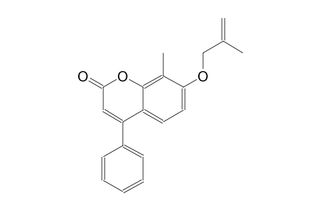 8-methyl-7-[(2-methyl-2-propenyl)oxy]-4-phenyl-2H-chromen-2-one