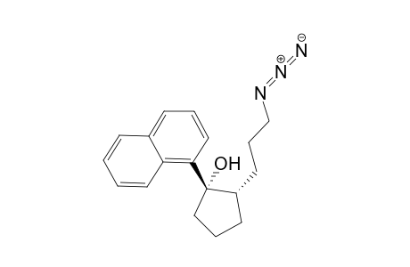 (1S*,2S*)-1-(.beta.-Naphthyl)-2-(3-azidopropyl)cyclopentan-1-ol