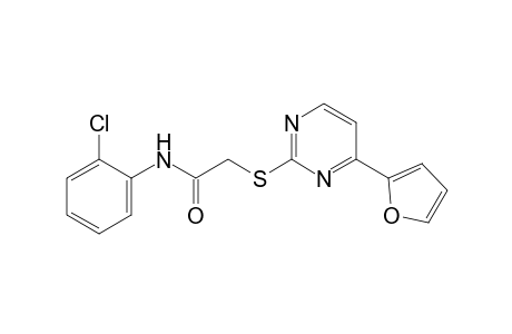 2'-chloro-2-{[4-(2-furyl)-2-pyrimidinyl]thio}acetanilide