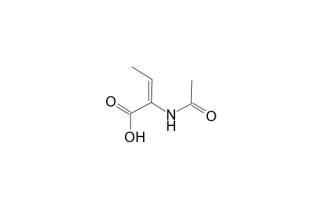 2-Butenoic acid, 2-(acetylamino)-