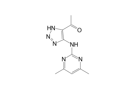 1-(4-[(4,6-Dimethyl-2-pyrimidinyl)amino]-1H-1,2,3-triazol-5-yl)ethanone