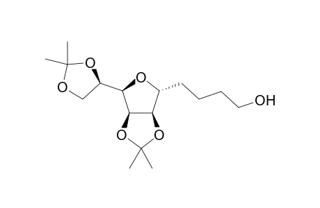 4-[(3aS,4R,6R,6aR)-4-[(4R)-2,2-dimethyl-1,3-dioxolan-4-yl]-2,2-dimethyl-3a,4,6,6a-tetrahydrofuro[3,4-d][1,3]dioxol-6-yl]-1-butanol