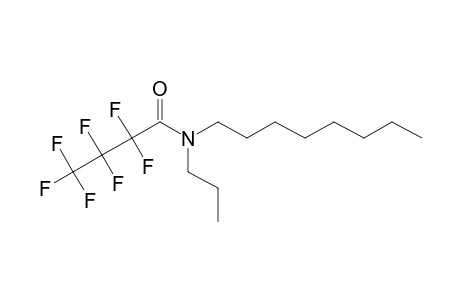 Heptafluorobutyramide, N-propyl-N-octyl-