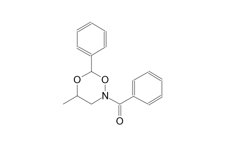 2H-1,5,2-dioxazine, 2-benzoyldihydro-4-methyl-6-phenyl-