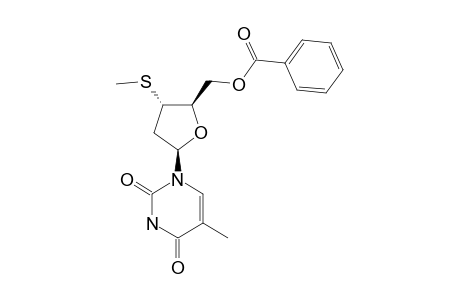 5'-O-BENZOYL-3'-DEOXY-3'-METHYLTHIO-THYMIDINE