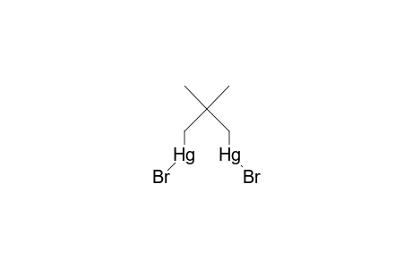 2,2-Dimethyl-1,3-bis(bromo-mercurio)-propane