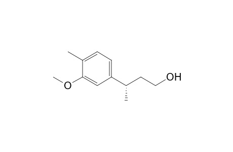 (3S)-3-(3-Methoxy-4-methylphenyl)butan-1-ol