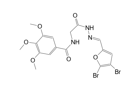 acetic acid, [(3,4,5-trimethoxybenzoyl)amino]-, 2-[(E)-(4,5-dibromo-2-furanyl)methylidene]hydrazide
