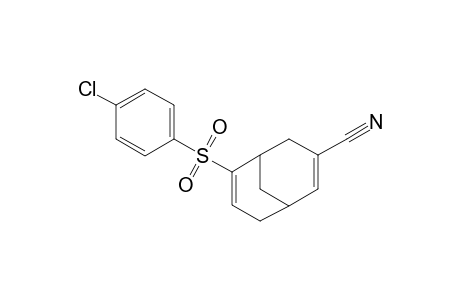 2-(4'-Chlorophenylsulfonyl)bicyclo[3.3.1]nona-2,6-diene-7-carbonitrile