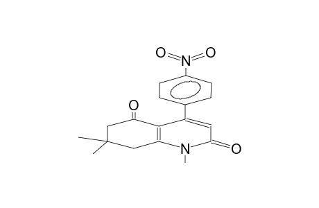 1,7,7-trimethyl-4-(4-nitrophenyl)-1,2,5,6,7,8-hexahydroquinolin-2,5-dione