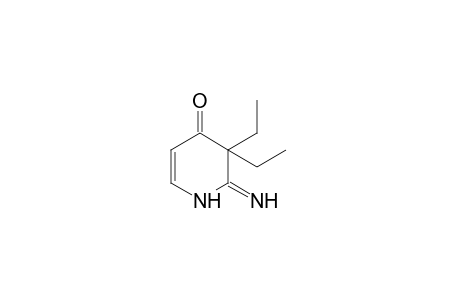 3,3-diethyl-2,3-dihydro-2-imino-4(1H)-pyridone