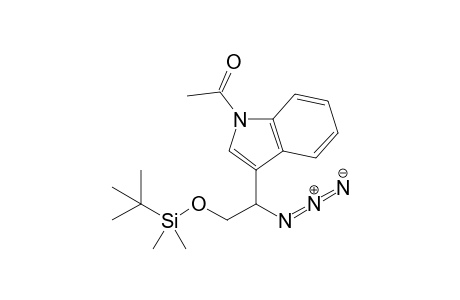 1-(1-Acetylindol-3-yl)-1-azido-2-(tert-butyldimethylsilyloxy)ethane