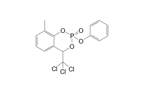 2-Phenoxy-4-trichloromethyl-8-methyl-4H-1,3,2-benzodioxophosphorin-2-oxide
