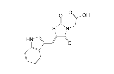 [(5Z)-5-(1H-indol-3-ylmethylene)-2,4-dioxo-1,3-thiazolidin-3-yl]acetic acid