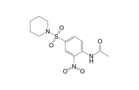 N-[2-nitro-4-(1-piperidinylsulfonyl)phenyl]acetamide