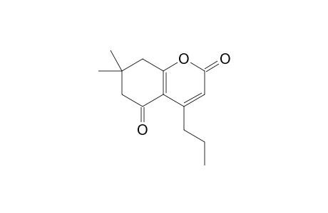 7,7-Dimethyl-4-propyl-7,8-dihydro-2H-chromene-2,5(6H)-dione