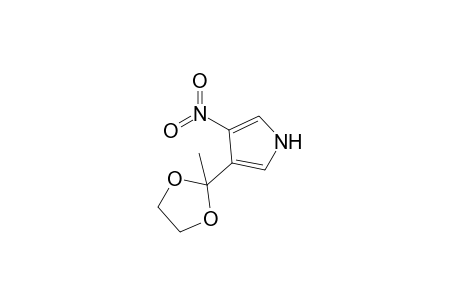 3-(2-Methyl-1,3-dioxolan-2-yl)-4-nitro-1H-pyrrole