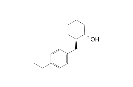 trans-2-(4-ethylbenzyl)cyclohexan-1-ol