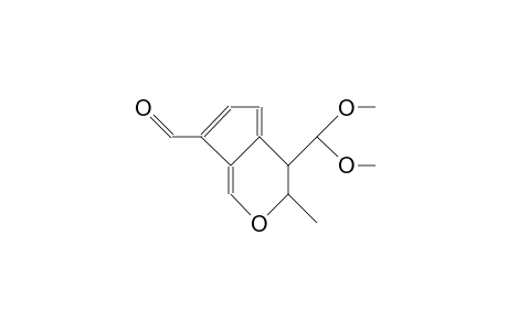 7-Formyl-4-dimethoxymethyl-3-methyl-3,4-dihydro-cyclopenta(C)pyrane