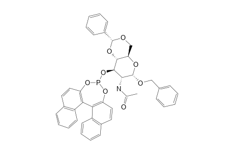 BENZYL-2-ACETAMIDO-4,6-O-BENZYLIDENE-2-DEOXY-ALPHA-D-ALLOPYRANOSIDE-CYCLIC-(R)-[1,1'-BINAPHTHALENE]-2,2'-DIYL-PHOSPHITE