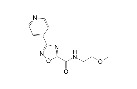 1,2,4-oxadiazole-5-carboxamide, N-(2-methoxyethyl)-3-(4-pyridinyl)-
