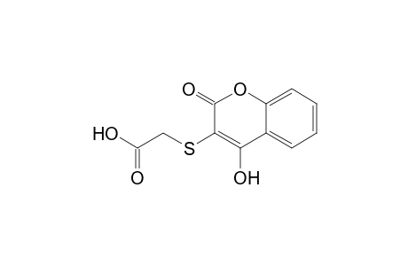 ((4-hydroxy-2-oxo-2H-benzopyran-3-yl)thio)acetic acid