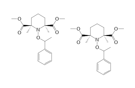 CIS-2,6-DIMETHYL-1-(1-PHENYLETHOXY)-PIPERIDINE-2,6-DICARBOXYLIC-ACID-DIMETHYLESTER