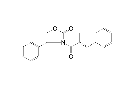3-[(E)-2-methyl-1-oxo-3-phenylprop-2-enyl]-4-phenyl-2-oxazolidinone