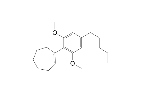 1-(2,6-Dimethoxy-4-pentylphenyl)cyclohept-1-ene