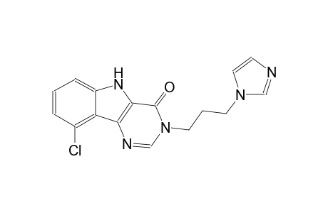 9-chloro-3-[3-(1H-imidazol-1-yl)propyl]-3,5-dihydro-4H-pyrimido[5,4-b]indol-4-one