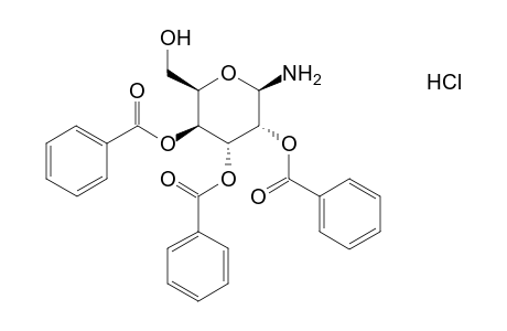 2,3,4-Tri-O-benzoyl-.beta.D-glucopyranosylamine hydrochloride