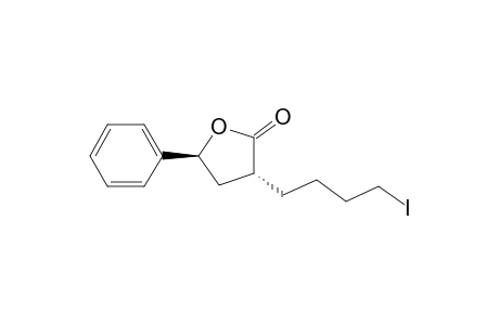 2(3H)-Furanone, dihydro-3-(4-iodobutyl)-5-phenyl-, trans-