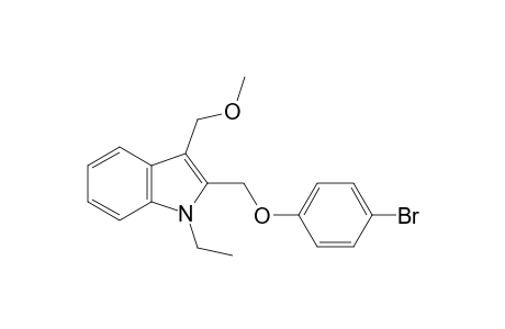 2-[(p-bromophenoxy)methyl]-1-ethyl-3-(methoxymethyl)indole