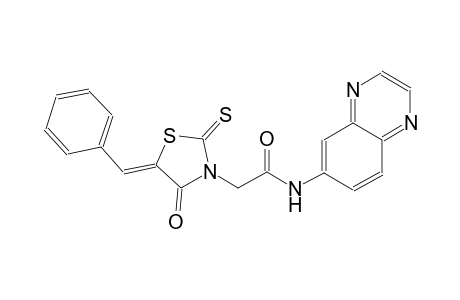 3-thiazolidineacetamide, 4-oxo-5-(phenylmethylene)-N-(6-quinoxalinyl)-2-thioxo-, (5Z)-
