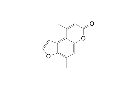4,7-DIMETHYL-ISOPSEUDO-PSORALEN-IV;4,7-DIMETHYL-7H-FURO-[2,3-F]-[1]-BENZOPYRAN-7-ONE