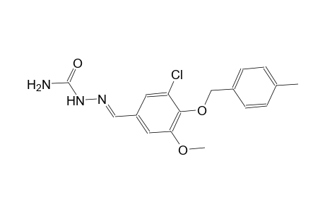 3-chloro-5-methoxy-4-[(4-methylbenzyl)oxy]benzaldehyde semicarbazone