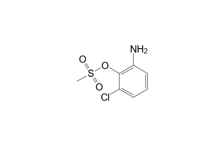 Phenol, 2-amino-6-chloro-, methanesulfonate (ester)