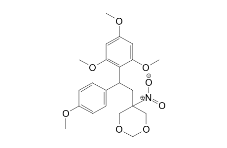 5-(2-(4-Methoxyphenyl)-2-(2,4,6-trimethoxyphenyl)ethyl)-5-nitro-1,3-dioxane